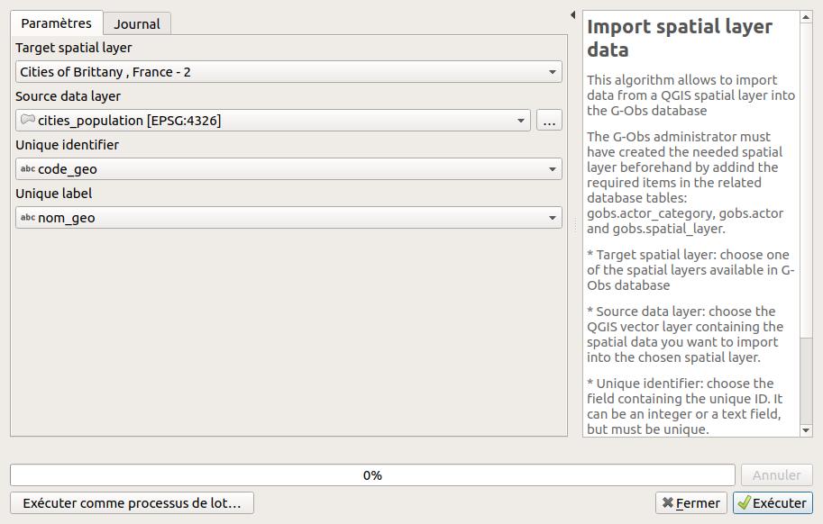 Import spatial layer data