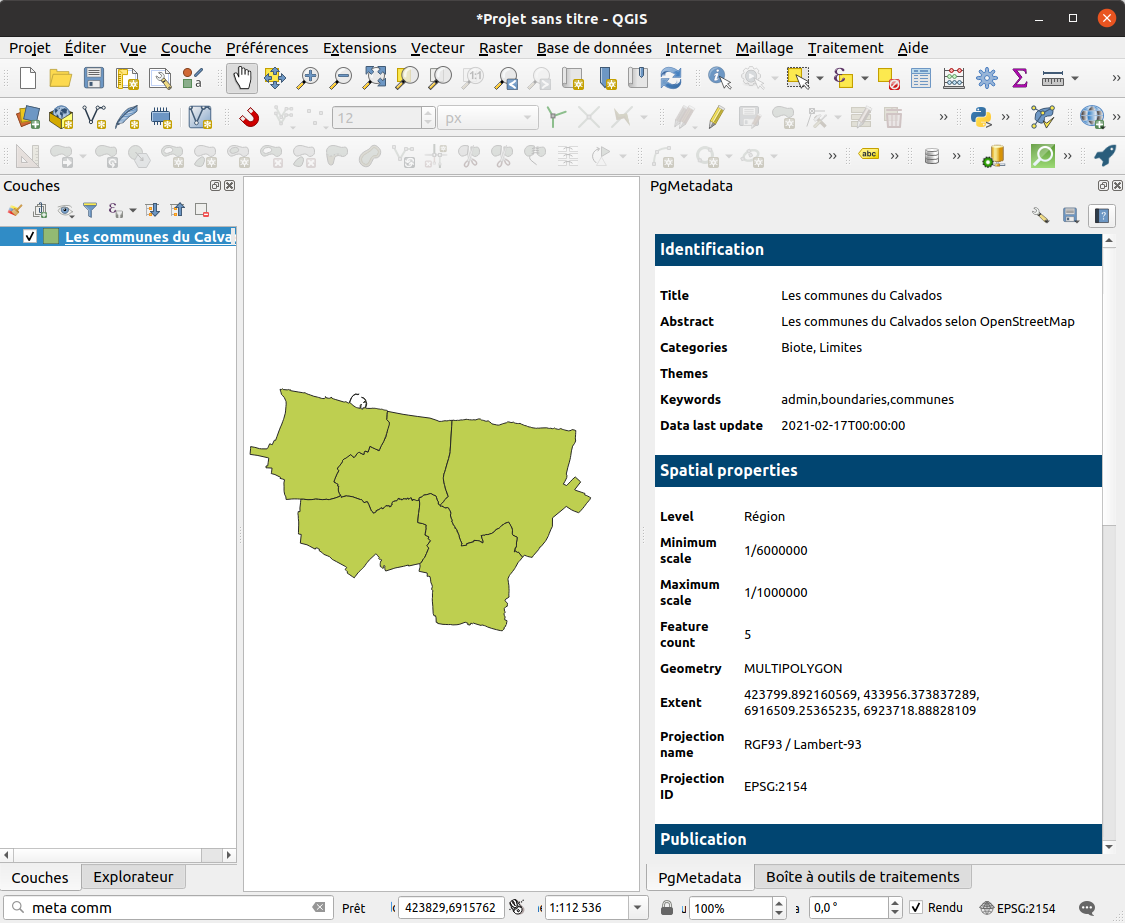 Overview of PgMetadata